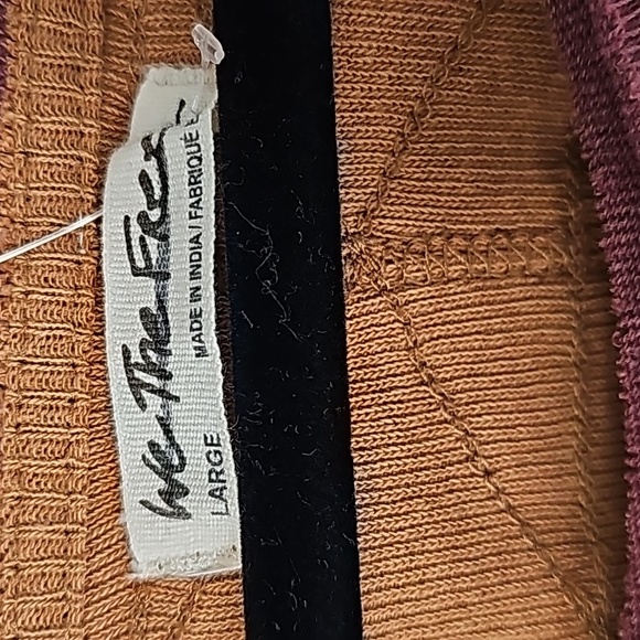 We The Free Burgundy and Mustard Top - Picture 2 of 14